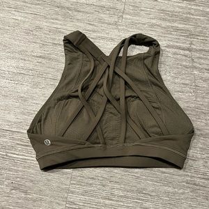 Olive Green Lululemon Bra